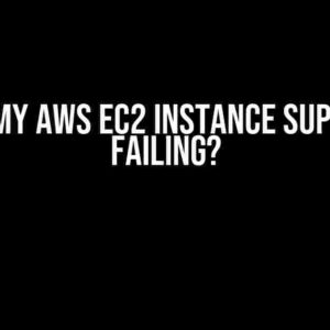 Why is my AWS EC2 instance Supervisor failing?